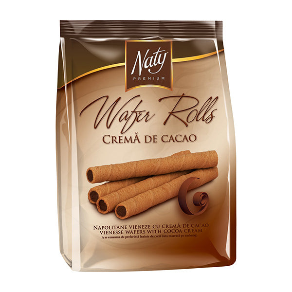 Naty Cocoa Wafer Rolls 200g