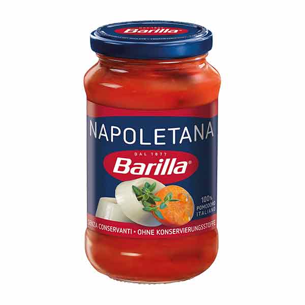 Barilla Napoletana Pasta Sauce 100% Italian Tomatoes 400g