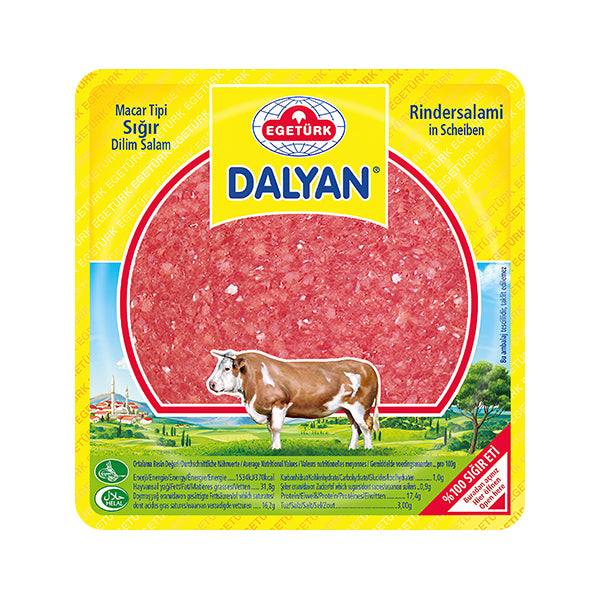 Egeturk Dalyan Sliced Hungarian Beef Salami 150g