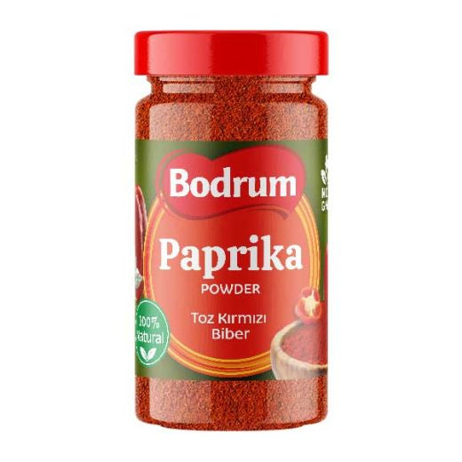 Bodrum Paprika Powder in Bottle 210g — ground paprika spice in a resealable bottle, available from Foodsklep with UK delivery
