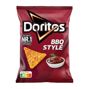 Doritos BBQ 110g — smoky BBQ flavoured tortilla chips, available from Foodsklep with UK delivery