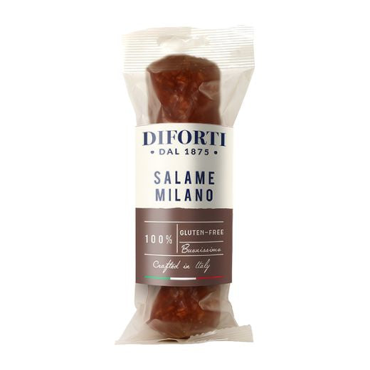 Diforti Salame Milano 125g — finely ground Milanese style Italian salame, available from Foodsklep with UK delivery
