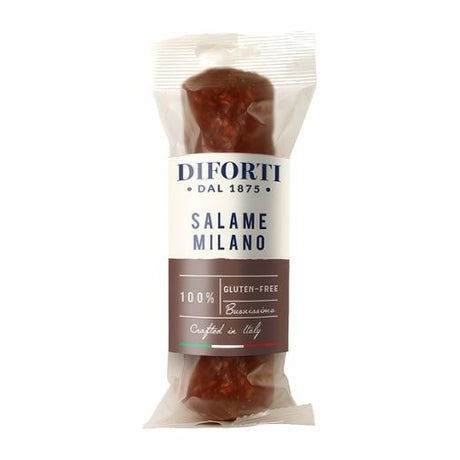 Diforti Salame Milano 125g — finely ground Milanese style Italian salame, available from Foodsklep with UK delivery