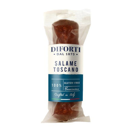 Diforti Salame Toscano 125g — Tuscan style Italian cured salame, available from Foodsklep with UK delivery