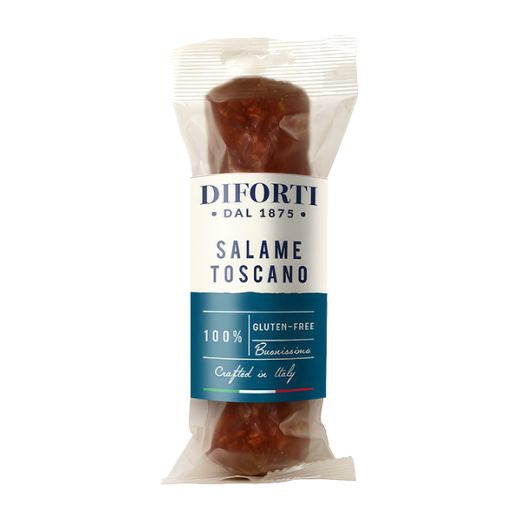 Diforti Salame Toscano 125g — Tuscan style Italian cured salame, available from Foodsklep with UK delivery