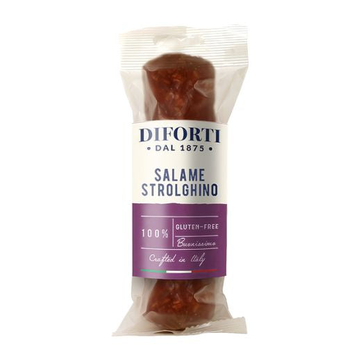 Diforti Salame Strolghino 125g — Italian lean cured salame, available from Foodsklep with UK delivery