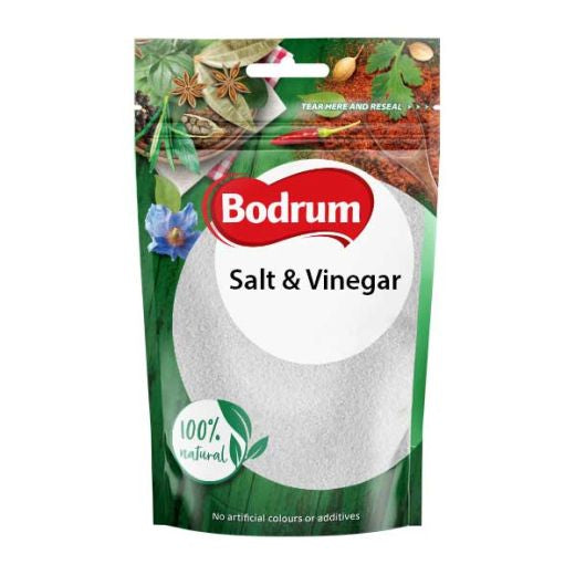 Bodrum Salt & Vinegar 100g — tangy salt and vinegar seasoning blend, available from Foodsklep with UK delivery