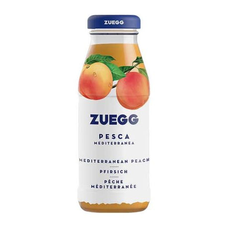 Zuegg Peach Juice Bar 200ml — single-serve peach flavoured juice drink, available from Foodsklep with UK delivery