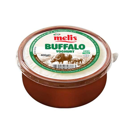 Melis Creamy Buffalo Yoghurt 400g — thick and creamy buffalo milk yoghurt, available from Foodsklep with UK delivery