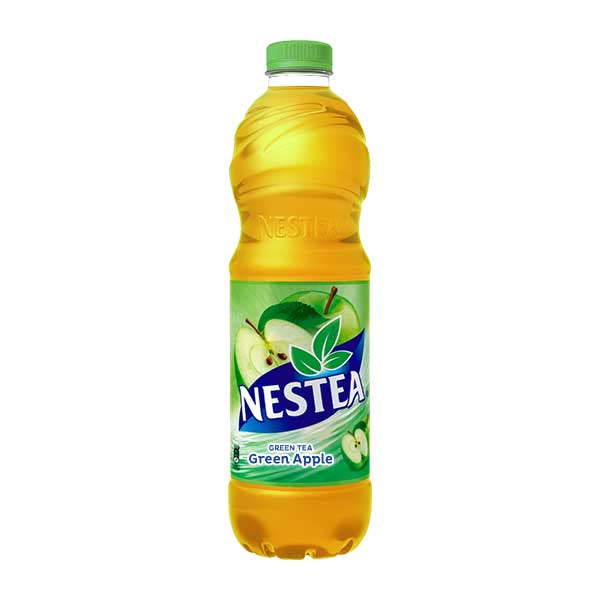 Nestea Green Apple Ice Tea 1.5L — green apple flavoured iced tea, available from Foodsklep with UK delivery