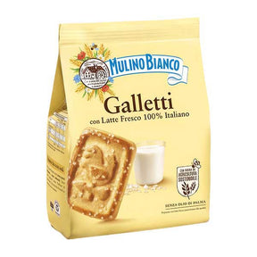 Barilla Mulino Bianco Galletti 350g — classic Italian shaped biscuits, available from Foodsklep with UK delivery