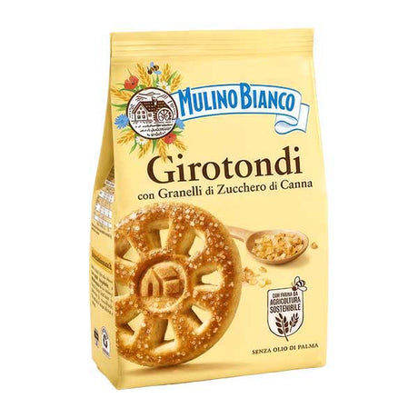 Barilla Mulino Bianco Girotondi 350g — soft Italian round biscuits, available from Foodsklep with UK delivery