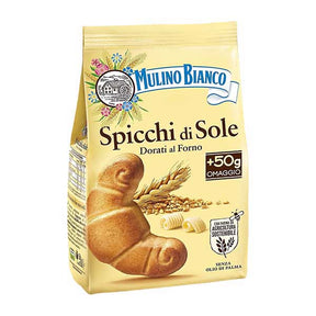 Barilla Mulino Bianco Spicchi di Sole 400g — Italian sun-shaped biscuits, available from Foodsklep with UK delivery