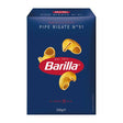Barilla Pasta Pipe Rigate 500g — curved ridged Italian dried pasta, available from Foodsklep with UK delivery