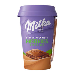 Milka Noisette Milk Drink 220ml — Milka hazelnut flavoured milk drink, available from Foodsklep with UK delivery