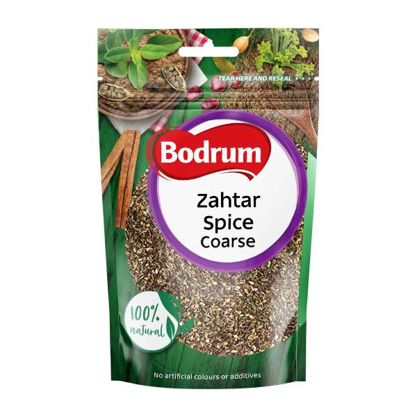 Bodrum Zahtar Coarse Spice 100g — coarse zahtar spice blend, available from Foodsklep with UK delivery