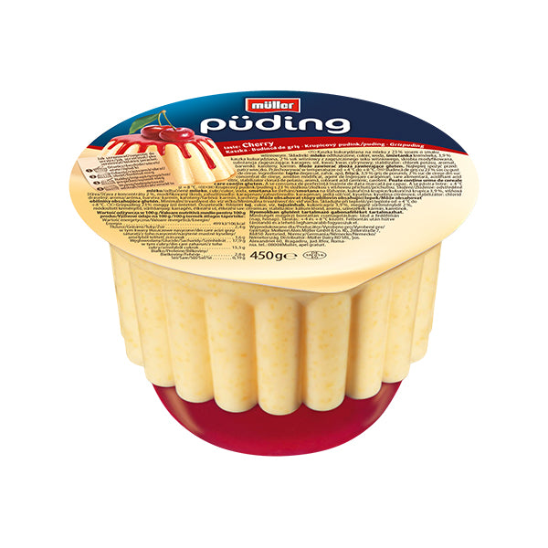 Muller Pudding Vanilla with Cherry 450g