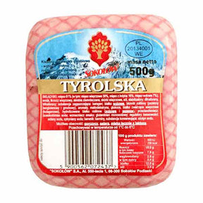 Sokolow Tyrol Block 500g – available from Foodsklep with UK delivery