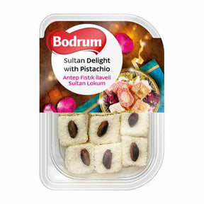 Bodrum Sultan with Pistachio Turkish Delight 200g – available from Foodsklep with UK delivery