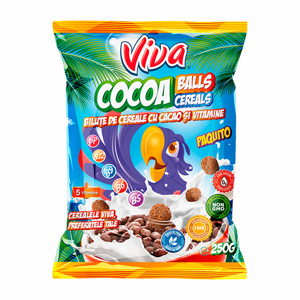 Viva Cacao Cereal Balls 250g
