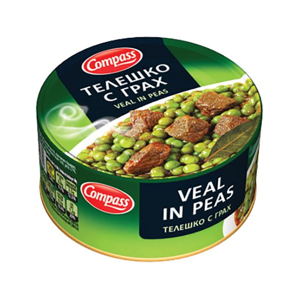 Compass Veal In Peas 300g