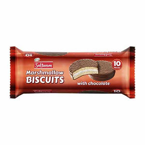 Sultanim Marshmallow Biscuits with Chocolate 220g – available from Foodsklep with UK delivery