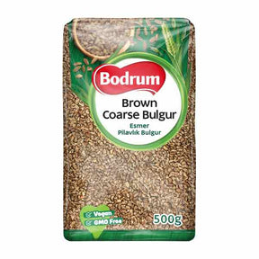 Bodrum Coarse Brown Bulgur 500g – available from Foodsklep with UK delivery