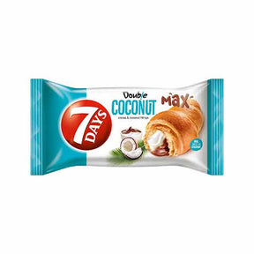 7 Days Double Max Croissant with Cocoa & Coconut Filling 80g – available from Foodsklep with UK delivery
