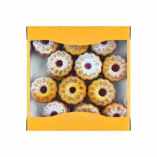 Polish Biscuit Brittle Cake with Marmalade Strawberry Flavour 300g