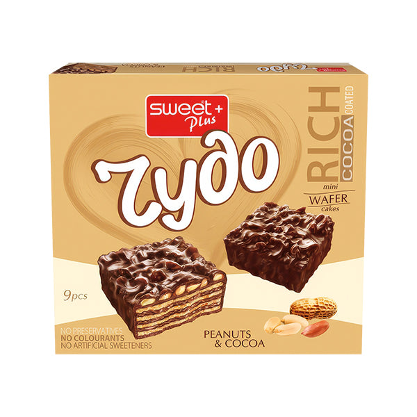 SweetPlus Rydo Wafer Cakes with Peanuts 180g