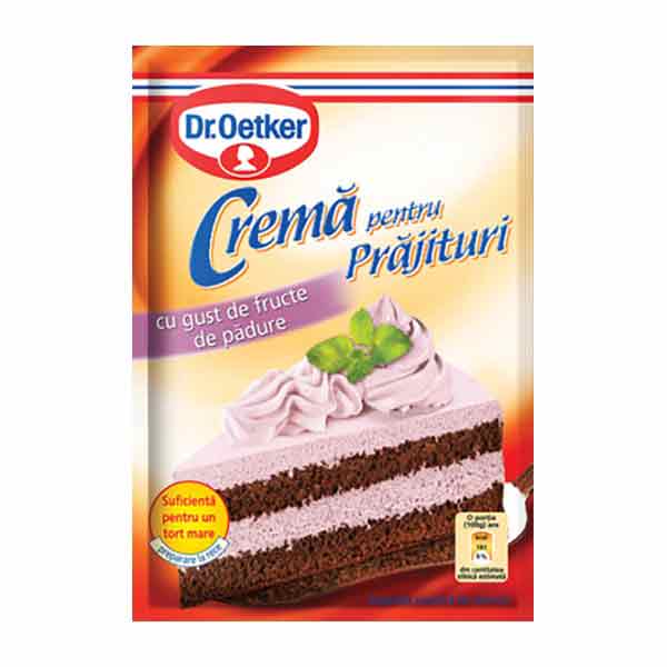 Dr Oetker Berry Cream Powder for Cakes 50g