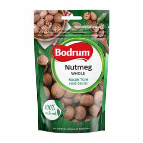Bodrum Whole Nutmegs 40g – available from Foodsklep with UK delivery