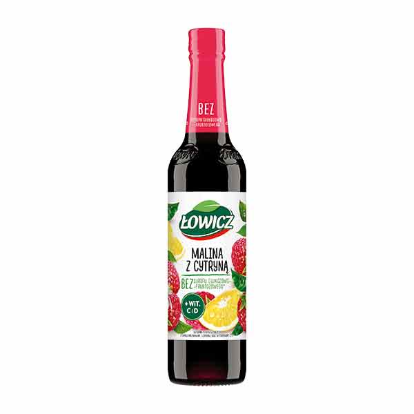 Lowicz Raspberry & Lemon Syrup 400ml