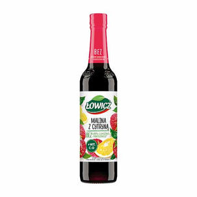 Lowicz Raspberry & Lemon Syrup 400ml – available from Foodsklep with UK delivery