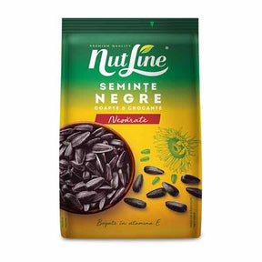 Nutline Unsalted Black Sunflower Seeds 300g – available from Foodsklep with UK delivery
