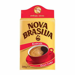 Nova Brazilia Grinded Coffee 200g – available from Foodsklep with UK delivery