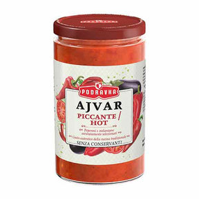 Podravka Hot Ajvar 690g – available from Foodsklep with UK delivery