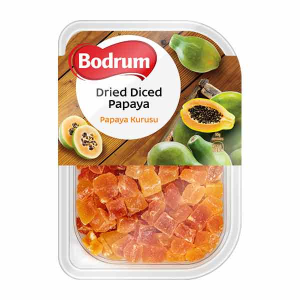 Bodrum Diced Papayas 250g