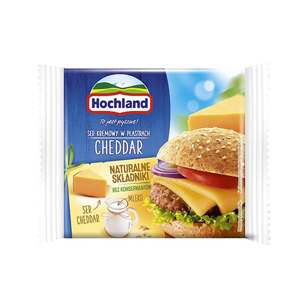 Hochland Sliced Cheddar Cheese 130g