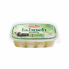 Melis Labneh Cow Milk Cheese Balls with Mint 185g – available from Foodsklep with UK delivery