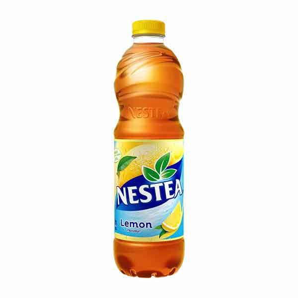 Nestea Iced Tea Lemon 1.5L bottle — refreshing European lemon iced tea from Foodsklep