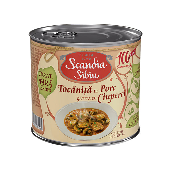 Scandia Sibiu Pork Stew with Mushroom 400g