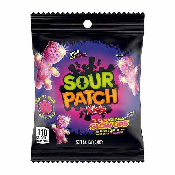 Sour Patch Peg Bags Glow Ups 87g