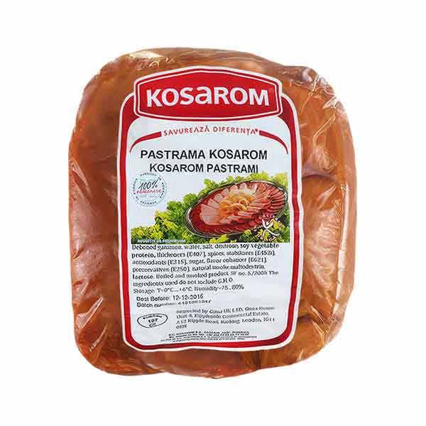Kosarom Pastrama De Porc Approx. 330g