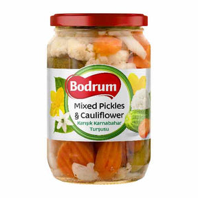 Bodrum Mixed Pickles with Cauliflower 670g – available from Foodsklep with UK delivery