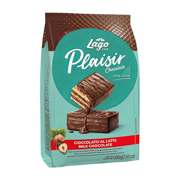 Lago Party Plaisir Milk Chocolate Wafer 250g