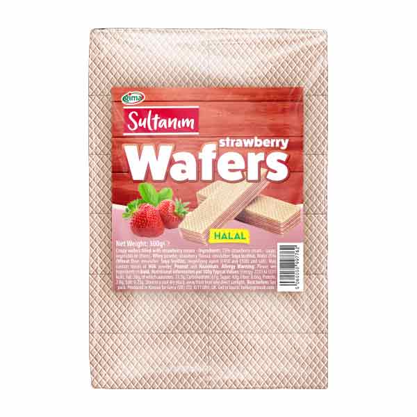 Sultanim Strawberry Wafers 300g