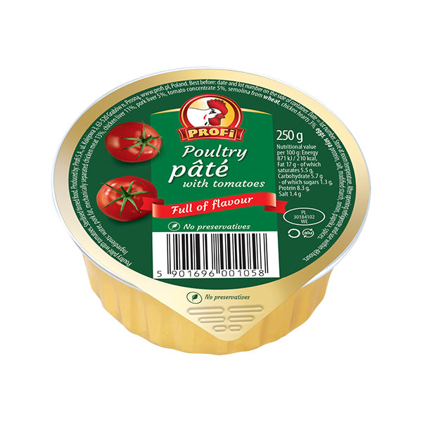 Profi Poultry Pate with Tomatoes 250g