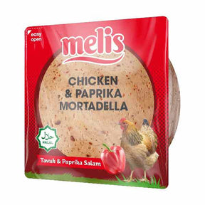 Melis Sliced Chicken Mortadella with Paprika 200g – available from Foodsklep with UK delivery
