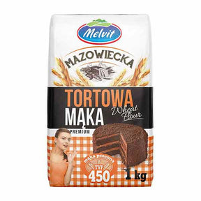 Melvit Maka Tortowa Cake Flour 1kg – available from Foodsklep with UK delivery